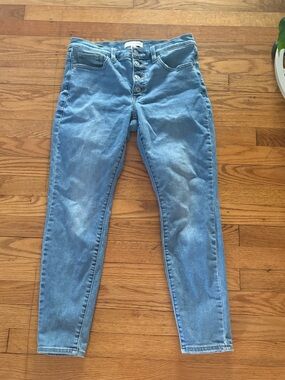 Lucky Brand Ava High-Rise Light Blue Women’s Jeans with Button Fly